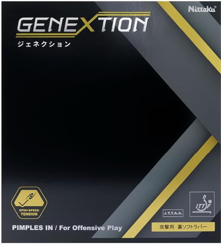 【5%OFFクーポン】ニッタク Nittaku 卓球 裏ソフトラバー ジェネクション テンション系裏ソフト レッド20 厚 NR8785 20 71 ラバー ラ...