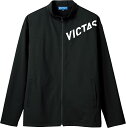 ヴィクタス VICTAS 卓球 トレーニングウェア ジャージ V-NJJ307 男女兼用 ブラック1000 542301 ブラック ネイビー ラバー ラケット