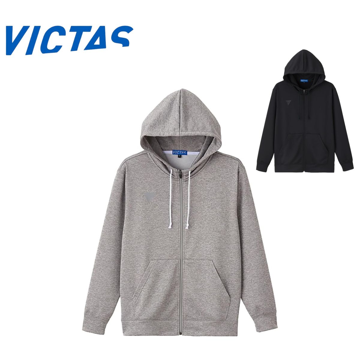 【5％OFFクーポン】ヴィクタス VICTAS V-PK512 パーカー 卓球ウェア メンズ レディース兼用 フルジップ ジャケット スポーツ 練習着