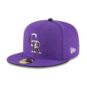 ニューエラ キャップ 59FIFTY ACPERF COLROC メンズ 帽子 公式 MLB チームロゴ付き ストリート系 人気 定番 深め フラットバイザー ...