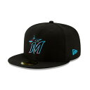 ニューエラ キャップ 59FIFTY ACPERF MIAMAR メンズ 帽子 公式 MLB チームロゴ付き ストリート系 人気 定番 深め フラットバイザー ...