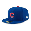 ニューエラ キャップ 59FIFTY ACPERF CHICUB メンズ 帽子 公式 MLB チームロゴ付き ストリート系 人気 定番 深め フラットバイザー ...