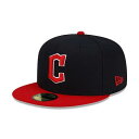 ニューエラ キャップ 59FIFTY ACPERF CLEGUA メンズ 帽子 公式 MLB チームロゴ付き ストリート系 人気 定番 深め フラットバイザー ...