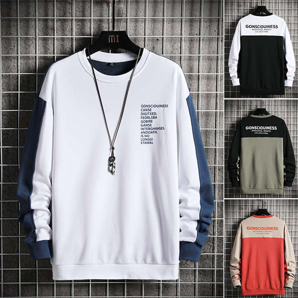 Rakuten - メンズ トレーナー クルー ネック トップス カットソー スウェット パーカー 秋春