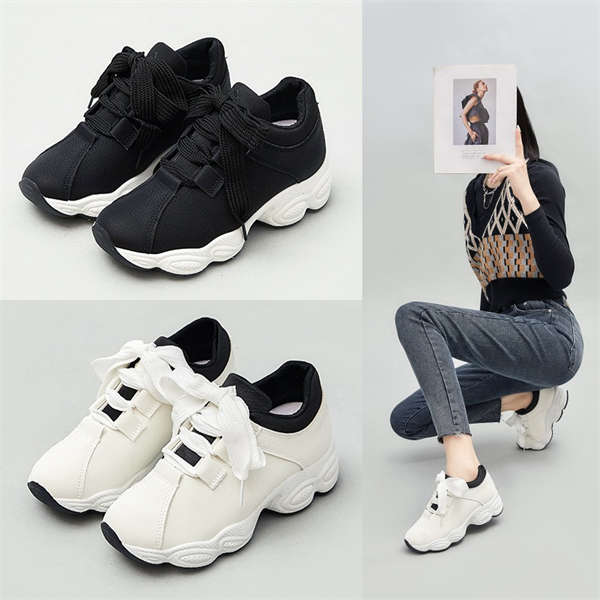Ladies Sports Shoes - レディース 厚底スニーカー ダッドスニーカー 白 スポーツ シューズ ランニングシューズ ウォーキングシューズ 運動靴 通気性 カジュアル 靴 美脚