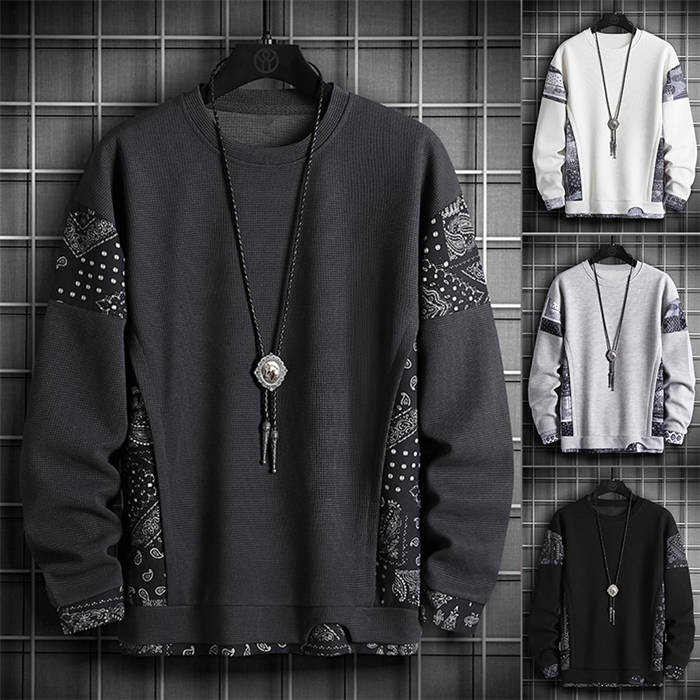 Rakuten - メンズ トレーナー プルオーバー トップス スウェット 長袖 ビッグシルエット 秋 春服 スポーツ アメカジ 部屋着 通勤 通学 アウトドア