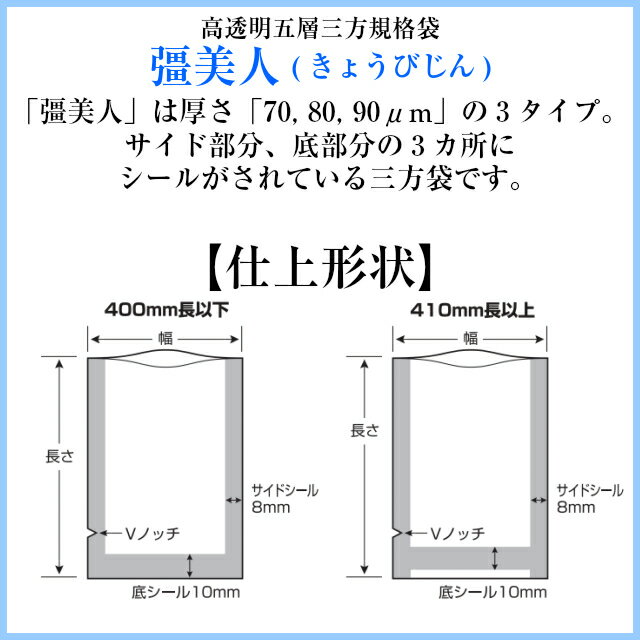 彊美人 XS-3040 厚70μ 300×400mm 1000枚 ケース販売 クリロン化成 真空包装 真空パック 冷凍 ボイル 殺菌 クリロン 共押出し ラミネート ラミ袋 業務用 光沢 透明 柔軟 衛生 低カール 社内0100000103890 3