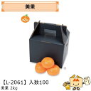 【個人宅不可】フルーツ 柑橘用 箱 美果2kg 品番L-2061 ケース販売 入数100 サイズ200×160×160(230)mm 送料無料 ヤマニパッケージ ヤマニ みかん オレンジ 紙 ダンボール 社内02000701(3)