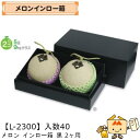 【個人宅不可】フルーツ メロン用 メロンインロー箱黒2ヶ用 品番L-2300 ケース販売 入数40 サイズ335×180×200mm 送料無料 ヤマニパッケージ...