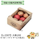 【個人宅不可】フルーツ コンテナ フルーツ&ベジタブル サービス箱(茶) 品番L-2307 ケース販売 入数100 サイズ175×250×95mm 送料無料 ヤマニパッケージ ヤマニ 紙 ダンボール 柿 りんご 梨 たまねぎ じゃがいも トマト 詰め合わせ 社内02000701