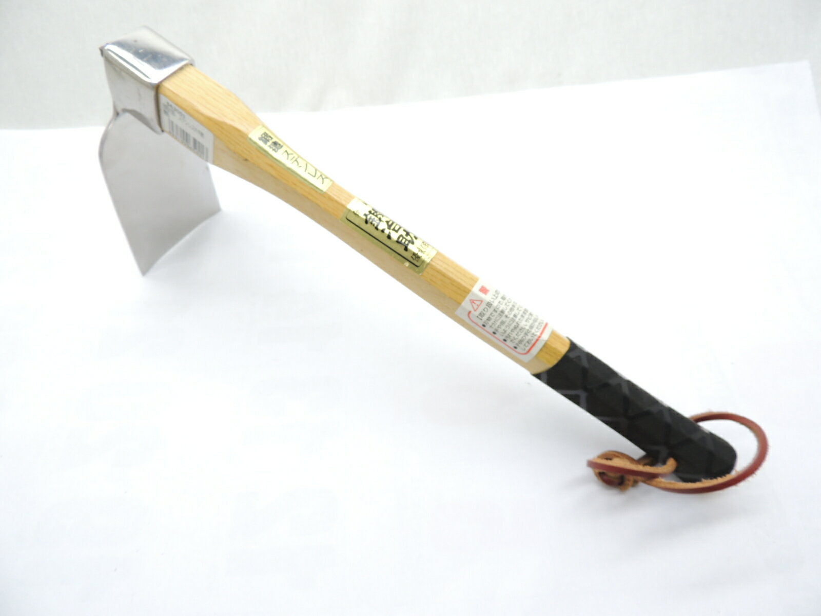 金鍛冶助　鍛造ステンレス　片手鍬　唐鍬　グリップ付　JAN 4931999659213