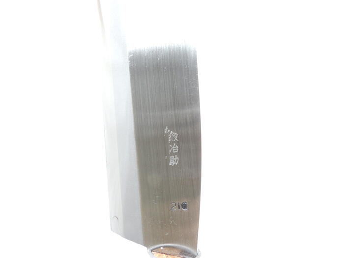 鍛冶助ナタ左利き用片刃210ミリ