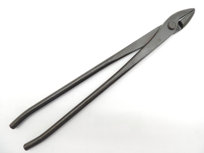 日本製 本職用 鍛冶助 盆栽矢床 大 250ミリJAN 4573306185079 　BONSAI 園芸鋏 盆栽鋏 鋼製 ヤットコ ..