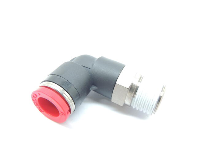 新潟精機 SK BeHAUS チューブ用ワンタッチ継手 エルボ ML-8JAN 4975846864382