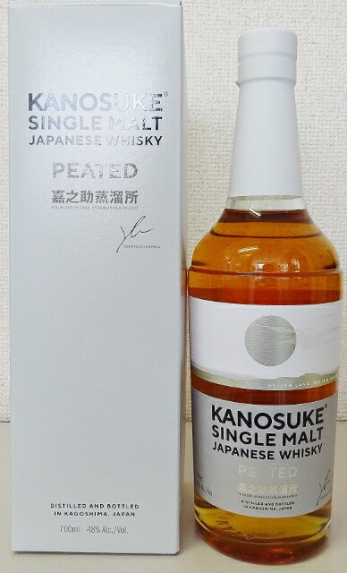 嘉之助　シングルモルト　PEATED 　48°　700ml