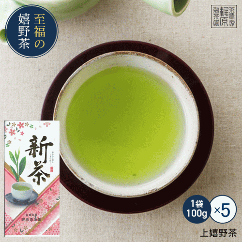 【2024新茶】【得々】【上嬉野茶(100g×5)】日本茶 