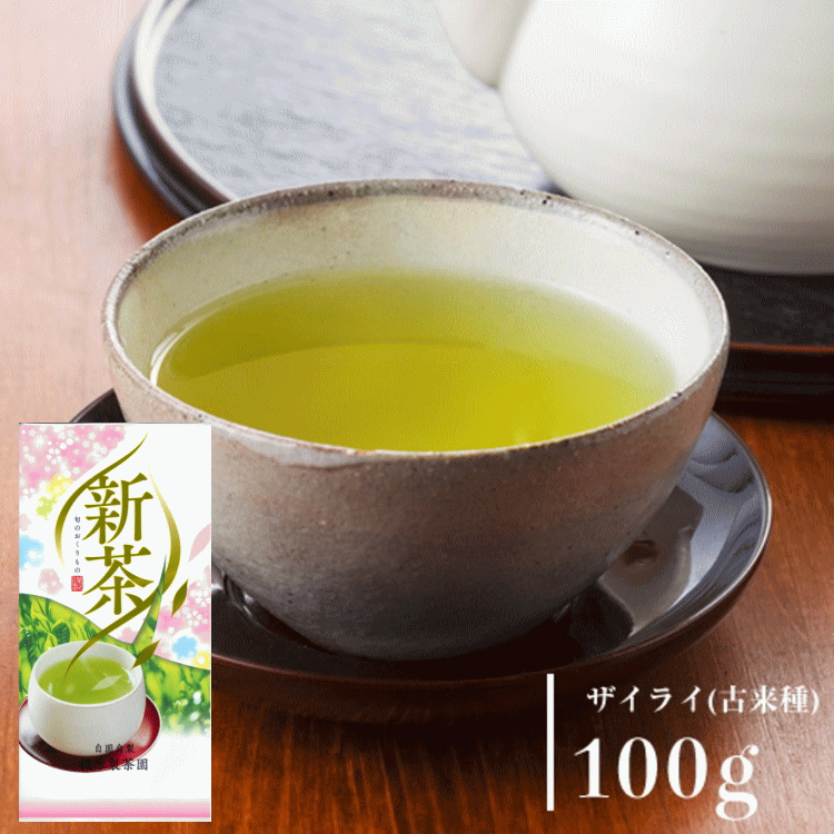 【2024新茶発送開始！】【【嬉野茶 ザイライ(100g)】日本茶 緑茶 煎茶 送料無料 茶葉 ぐり茶 九州 うれしの茶 佐賀県産 100gで100杯以上飲める力強い緑茶！