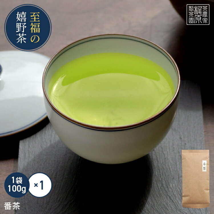 【嬉野茶 番茶(100g)】日本茶 緑茶 送料無料 茶葉 すぐ飲める！何煎も飲めるお茶！100gで100杯以上飲める力強い茶葉！ 九州 佐賀県産 お茶 嬉野茶 茶葉