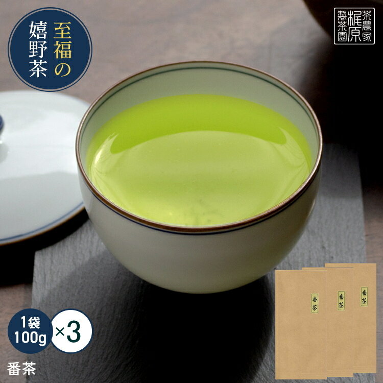 【嬉野茶 番茶(100g×3)】日本茶 緑茶 