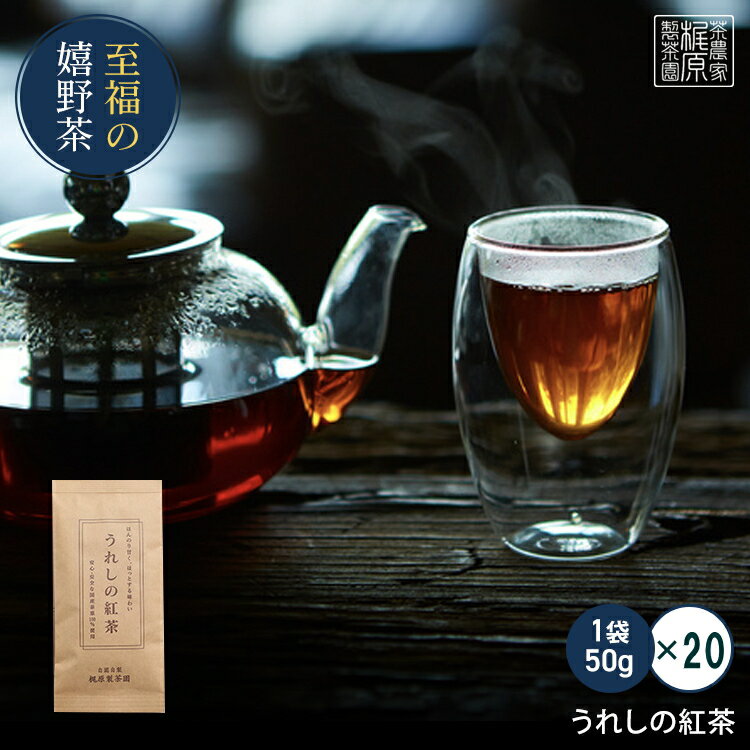 【特大】【3年熟成 うれしの紅茶(50g×20)】希少品種ザイライ100% 渋みのある国産紅茶 九州 佐賀県産 茶