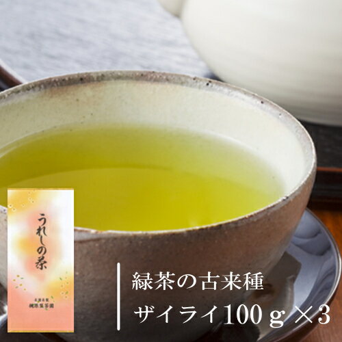 【嬉野茶ざいらい（100g×3) 】お茶 日本茶 緑茶 煎茶 送料無料 茶葉 ぐり茶 九州 うれしの茶 佐賀県産 100gで100杯以上飲める力強い緑茶！