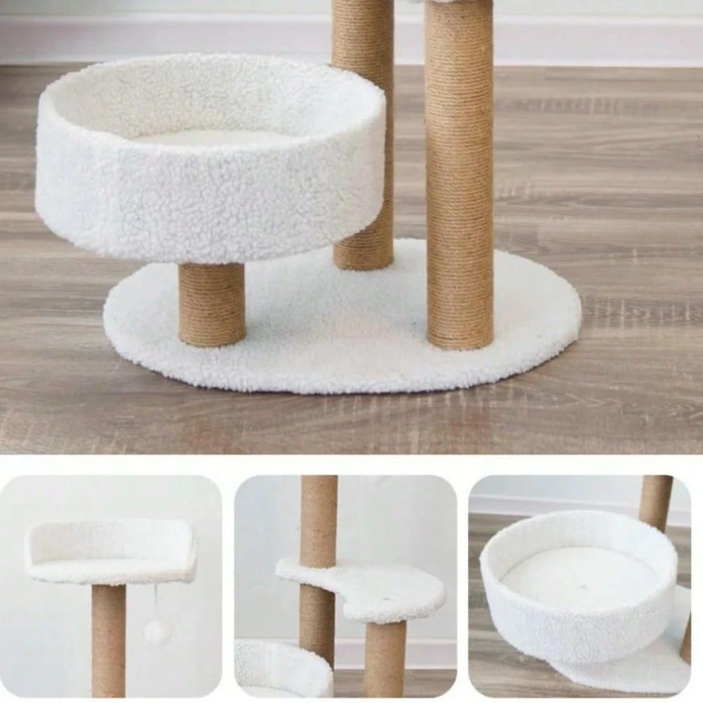 1PC キャットクライミングツリー、キャットクライミングフレーム、猫の娯楽製品、...