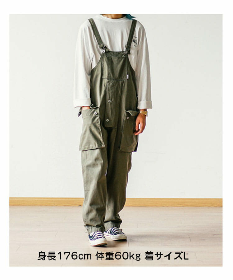 オーバーオール メンズ サロペット サルエルパンツ オーバーオール メンズ レディース ユニセックス カーゴパンツ ロングパンツ 無地コスプレ ブラック アーミーグリーン ネイビー 大きいサイズ b系 ヒップホップ ストリート系 服 送料無料 2