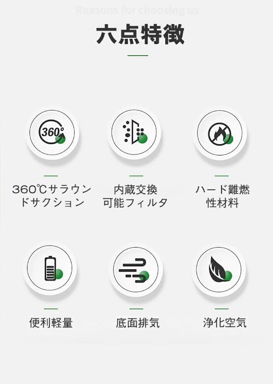 灰皿空気清浄機 多機能灰皿空気清浄機 車の屋内屋外家庭用の電池式灰皿 電子灰皿 2