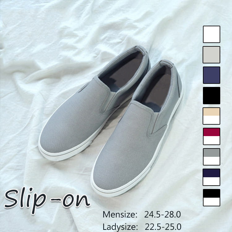 スリッポン メンズ レディース スニーカー 黒 白 人気 ローカット 無地 軽量 サイドライン入り デッキシューズ ローファー キャンバス 靴 男女 ボードシューズ カジュアル 紐なし シューズ サイドゴア スウェット クッション 屈曲 防滑 幅広