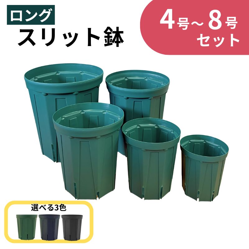 楽天市場】スリット鉢 4号 ロングの通販