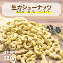 カジュベース 無添加 無塩 ノンオイル カシューナッツ 500g 生 ジップ付き袋 おつまみ 業務用