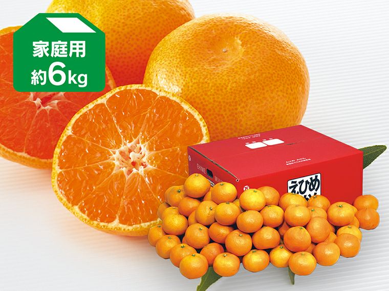 内容量 愛媛みかん 家庭用 約6kg （44～79個程度） （L・M玉混合 または M・S玉混合） 品格 家庭用： バラ詰めだからお得にお届け。ご自宅や親しい方への贈り物に！ 産地 愛媛産 出荷場所 のま果樹園(愛媛県今治市)より発送 出荷...
