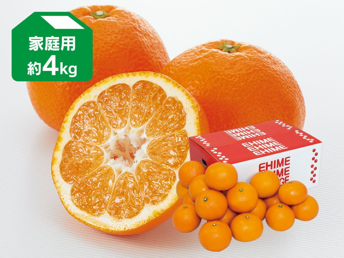 内容量 宮内いよかん 約4kg （2L・L玉中心　15～24個程度） 品格 家庭用：バラ詰めだからお得にお届け。ご自宅や親しい方への贈り物に！ 産地 愛媛産 出荷場所 のま果樹園(愛媛県今治市)より発送 出荷日 1月中旬頃～2月下旬頃まで（...