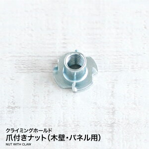 【営業日当日発送】錆びにくい爪付きTナットクライミングホールド(木壁・パネル用)クライミング用ナット 爪付きTナット ボルダリングホールド クライミングホールド クライミングウォール ロッククライミング トレーニング