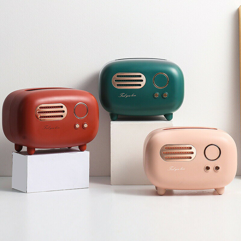 Rakuten - 送料無料 ティッシュボックス　テーブル おしりふき ケース 除菌シート ティッシュケース 収納 収納箱 トイレ 乾燥防止 キッチン トイレ サニタリー かわいい 家庭用シンプル おしゃれ ピンク レッド グレーン 詰め替え用 海外通販
