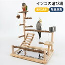 インコ おもちゃ 鳥のおもちゃ バードトイ インコ 巣 鳥の巣 オウム おもちゃ ブランコ 止まり木 スタンド 鳥の遊び場 原木 吊り下げ ストレス解消 食器付...