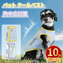 \ポイント10倍/犬用 クールベスト ペット 犬服 春 夏 ひんやり冷感クールひんやり ウェア 犬服暑さ対策 猫 クールウエア クール ドッグウエア 小型 中型...