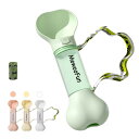 【楽天スーパーセール】犬 水飲み器 ペットボトル 給水器 犬用水入れ ウォーターボトル 犬 散歩グッズ 水筒 持ち運びやすい 水飲み器 ペット給水器 ゴミ袋付き 片手使用可 かわいい 骨の形 散歩 水 携帯 水漏れ防止 全犬種対応 水分補給 ネコ 小型犬