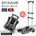 ★期間限定タイムセール★ キャリーカート カート 台車 キャリーカート 折り畳み 軽量 静音 コンパクト コンパクト 折りたたみ ハンドキャリー 軽量 耐荷重 ...
