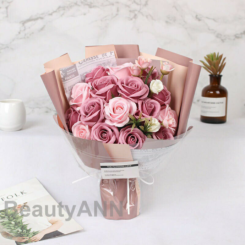 ソープフラワー 花束 ブーケ ソープフラワーギフト 枯れない花 石鹸花 カーネーション バラ 花 ボックス 造花 フラワー お見舞い プレゼント ギフト ホワイ...