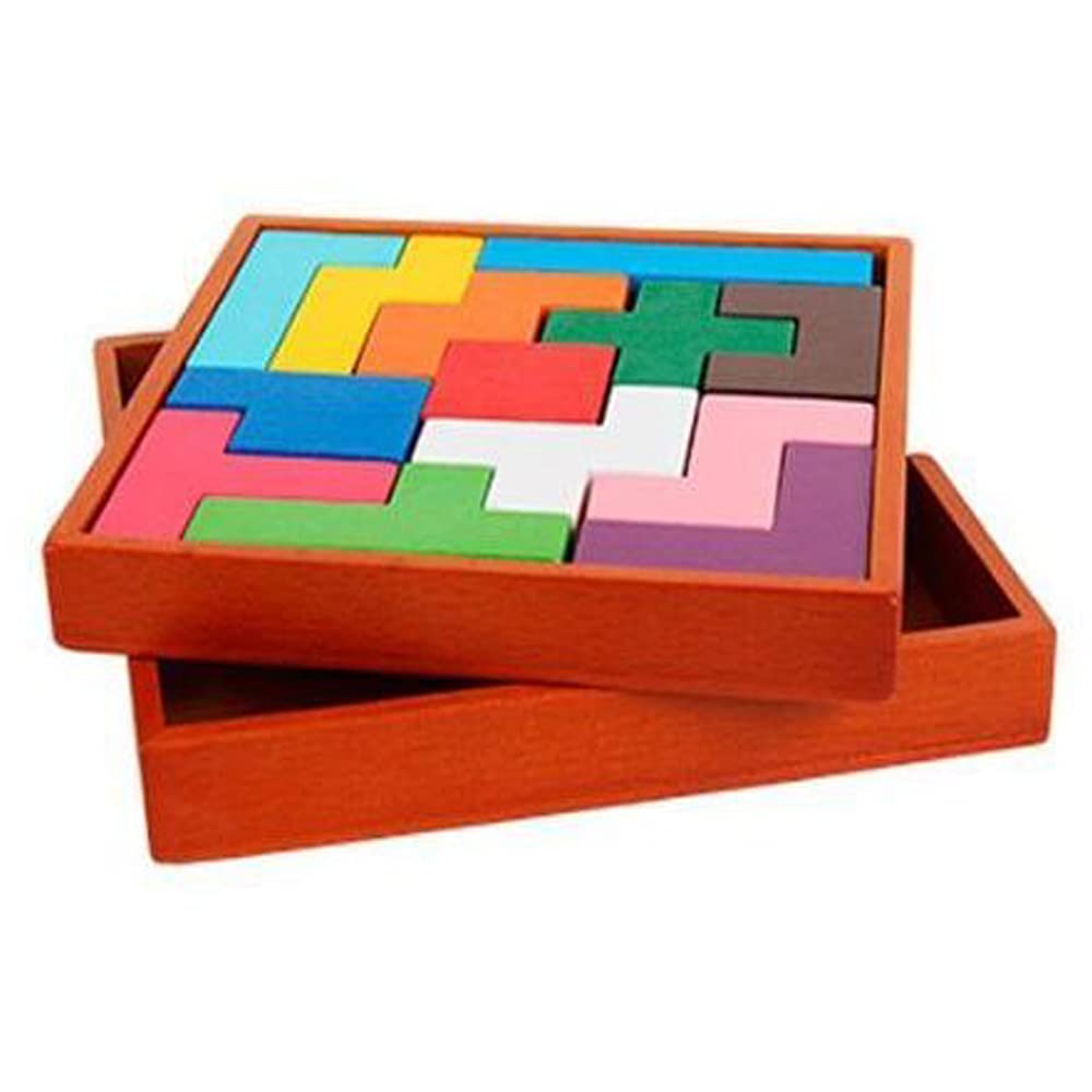 木製パズル 木のおもちゃ 知育 大人も楽しめる 脳トレ コンパクト 知育玩具 暇つぶし 高齢者 大人も子供も 木製パズル13点セット（6歳以上）