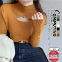 長袖 tシャツ レディース 防寒インナー Tシャツ トップス ニット プルオーバー 秋冬 ロング丈 カットソー ロングシャツ 体型カバー 冬服 インナー