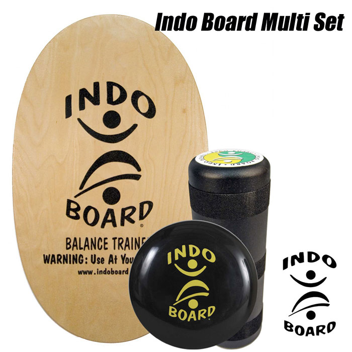 【価格最前線】【送料無料】snINDO BOARD MultiSetインドゥボード マルチセット[HOW TO DVD付]サーフィン オフトレーニングバランスボード エクササイズ 木製