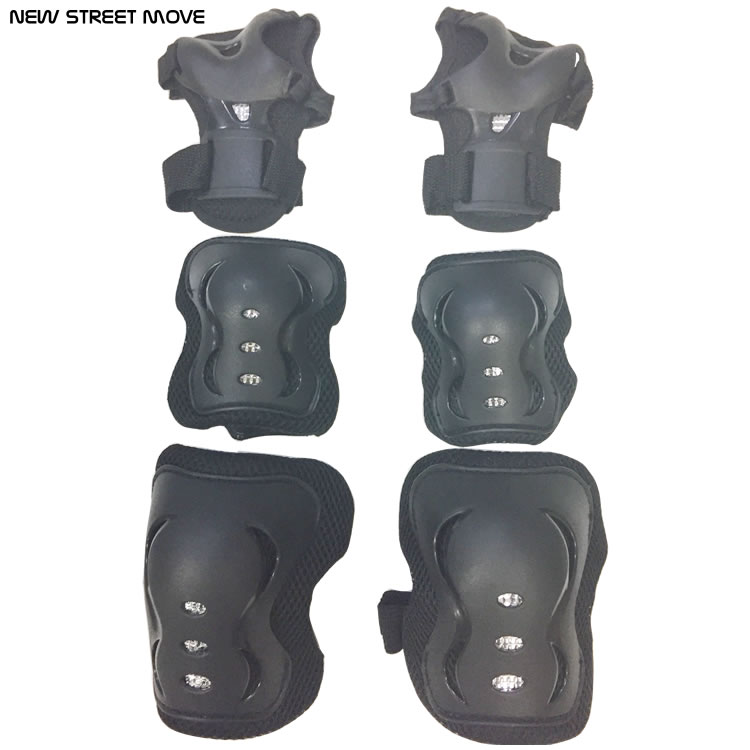 【価格最前線】nsmNEW STREET MOVE キッズ プロテクター 3点 セット メッシュバッグ付属 Kids Protector Setプロテク…