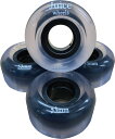 JUICE \tgEB[ 53mm clear black WH53SN-4PK XP[g{[h XP{[ SK8 Mtg Xg[g EB[ zC[ ^C