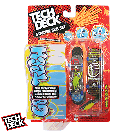 指スケ テックデッキ スターターセット　TECH DECK STARTER SK8 SET FOUNDATION ファンデーション【20062699】【指スケ フィンガーボード　スケボー】【TECHDECK】指スケ【STAY HOME】