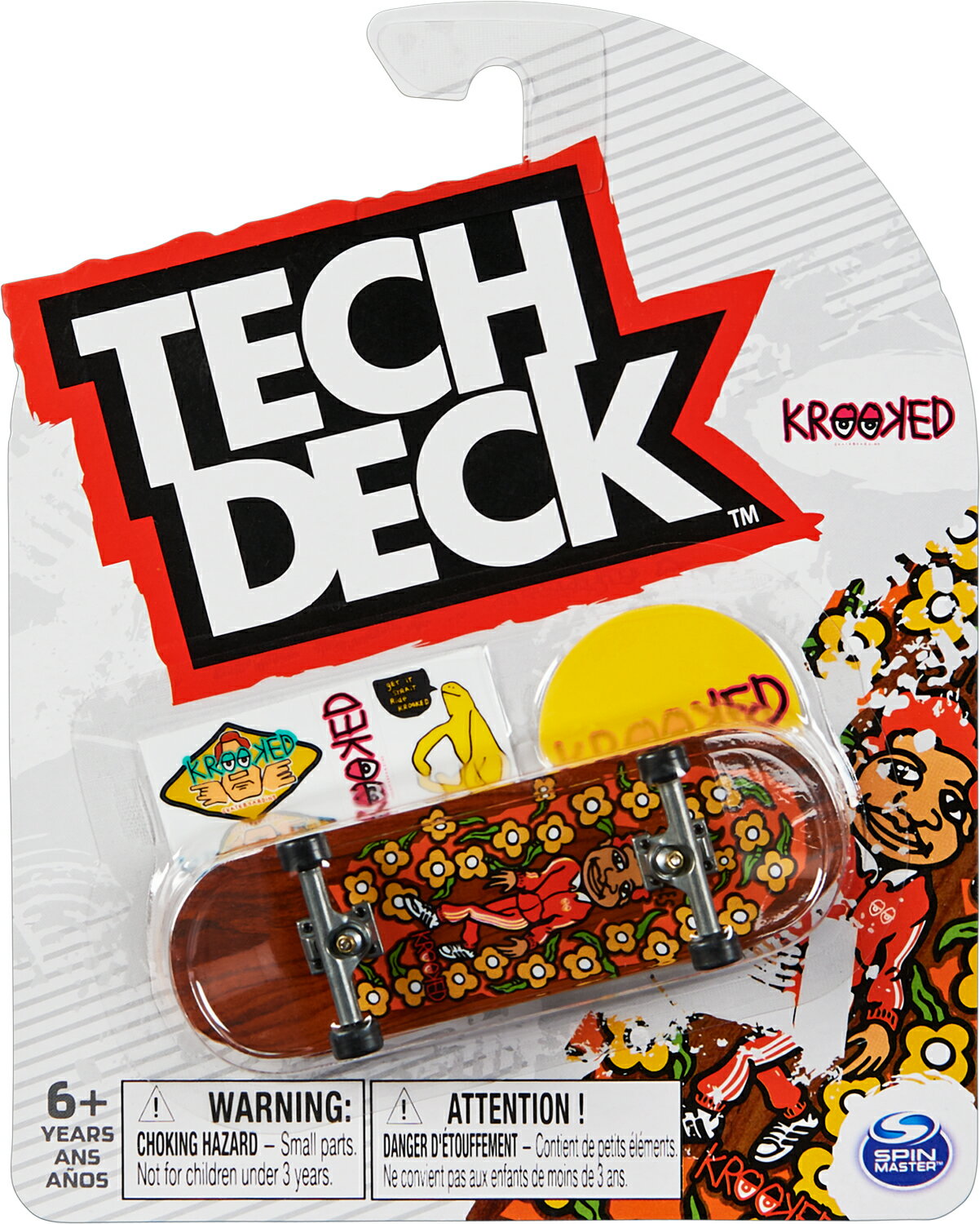 実際のスケートボードのデザインをリアルに再現した、95mmのスケートボード TECH DECK ・小さな部品があります。口の中には絶対に入れないでください。 ・誤飲の危険がありますので、3才未満のお子様には絶対に与えないでください。 ・安全の為、変形したテックデックでは遊ばないでください。 ・使用後は3才未満のお子様の手の届かないところに保管してください。 ※実際の商品と画像は若干異なる場合がございます。 ※沖縄・離島など一部地域には別途送料がかかります。