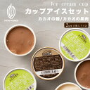 カカオの種 カカオの果肉セット 80ml×各3個入2セット カップアイス セット アイスクリーム チョコレート カカオ豆 スイーツ お返し ギフト お菓子 詰め合わせ 送料無料 バレンタイン ホワイトデイ冷蔵 冷凍 氷菓