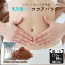 \スーパーSALE/乳酸菌ブレンドココアパウダー【内容量が選べる500g~10kg】1袋500g ココア 砂糖不使用 乳酸菌 香料不使用 カカオ 大容量 お徳用...