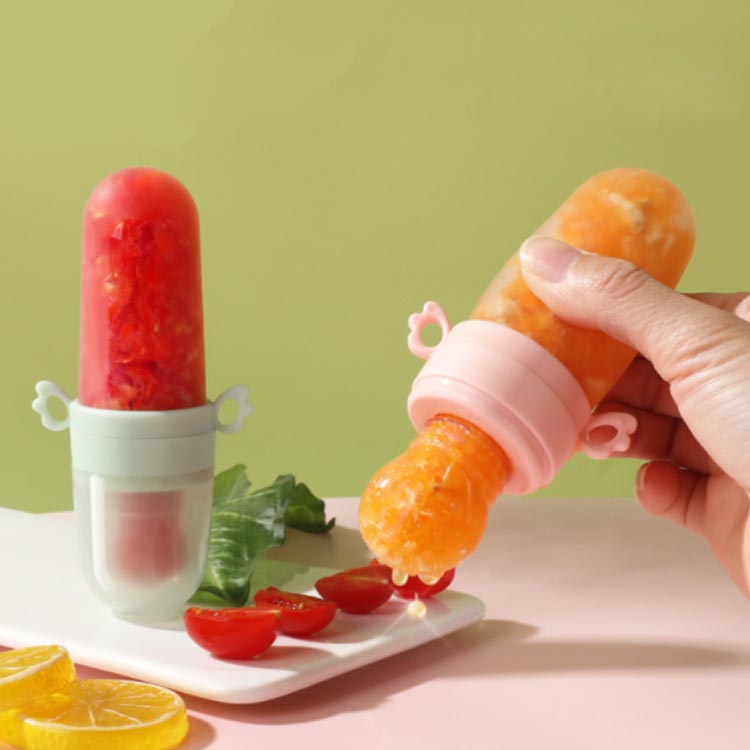 ベビーフード おしゃぶり型離乳食器 離乳食フィーダー フードフィーダー スプーン 離乳食期 お食事 ベビー 赤ちゃん ベビー食器 ベビー 離乳食 果物 フルーツ 食育 歯固め お食い初め オシャレ 機能的 清潔 便利グッズ 男の子 女の子 赤ちゃん 0歳 1歳 2歳 送料無料